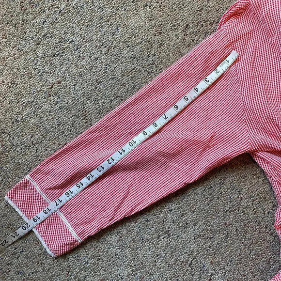 VTG Lang of SalzBurg Grannycore Cotton Nightgown Robe Women Size M-L Pocket - Picture 3 of 12